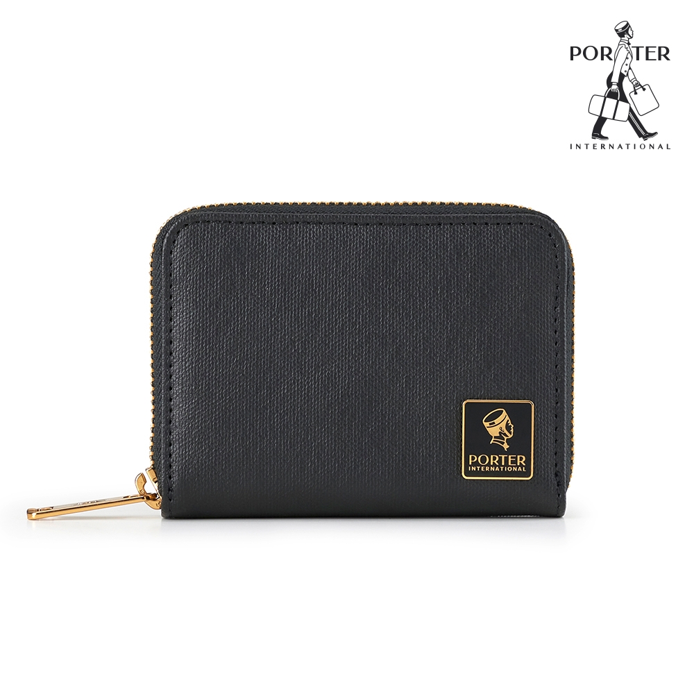 PORTER INTERNATIONAL - 復古品味MORI零錢包 - 黑