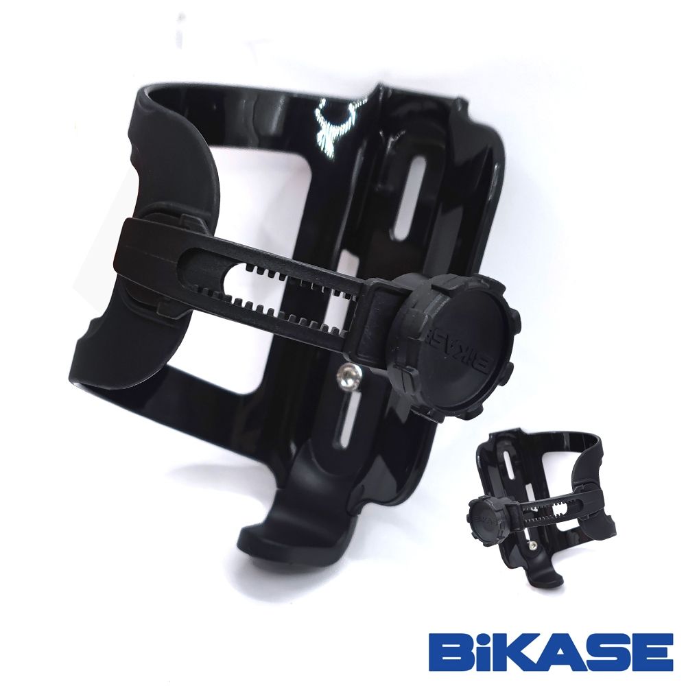 BiKASE ABC Cage台灣專利可調整式可設定左或右抽取水壺架-黑