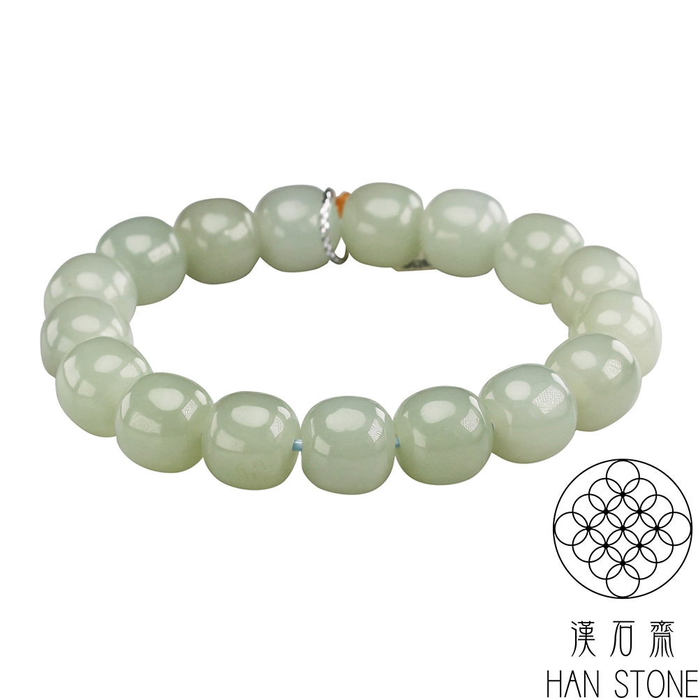 漢石齋】天然A貨青玉和田玉手串(直徑11mm/17顆) | 漢石齋| Yahoo購物中心