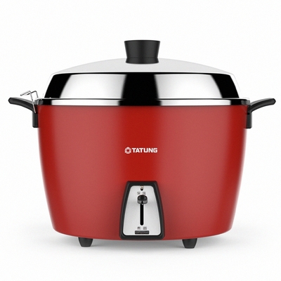 TATUNG 大同15人份富貴紅不鏽鋼配件電鍋(TAC-15L-NCRE) | 11人份↑電鍋