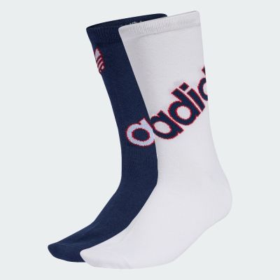 【adidas 愛迪達】 中筒襪 2 雙入 男/女 - Originals KD8393