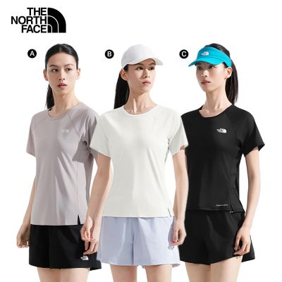 【The North Face】涼爽透氣｜女款UPF防曬機能/輕薄吸濕排汗休閒短袖T恤(多款任選)