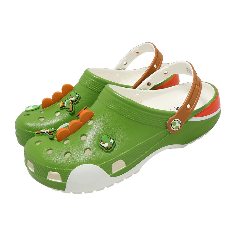 Crocs 洞洞鞋 Yoshi Classic Clog 男女鞋 綠 超級瑪利歐聯名 耀西 21213690H