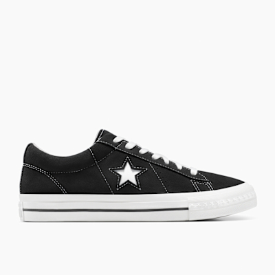 CONVERSE ONE STAR 95 OX 低筒 滑板鞋 休閒鞋 男鞋 女鞋 黑色-A14711C