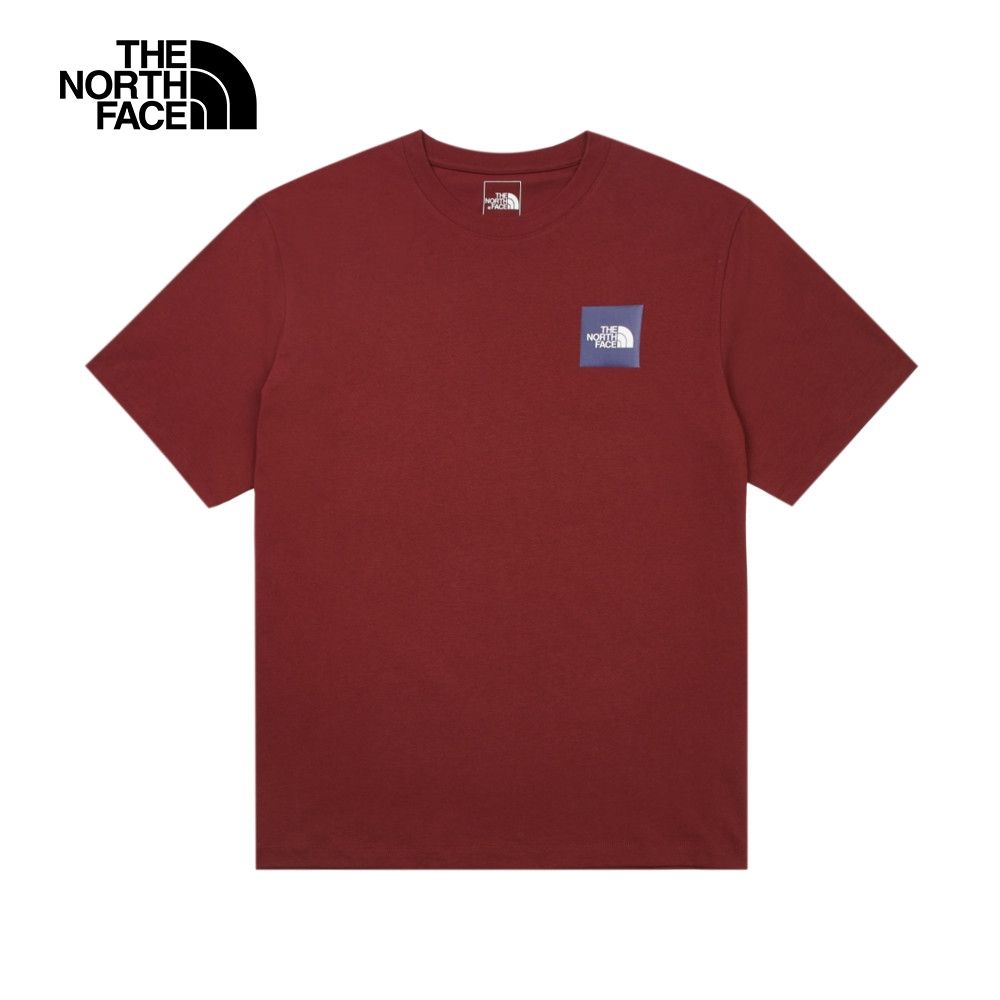 The North Face 官方旗艦北面男女款紅色純棉短袖T恤｜8DC20VO | 春夏