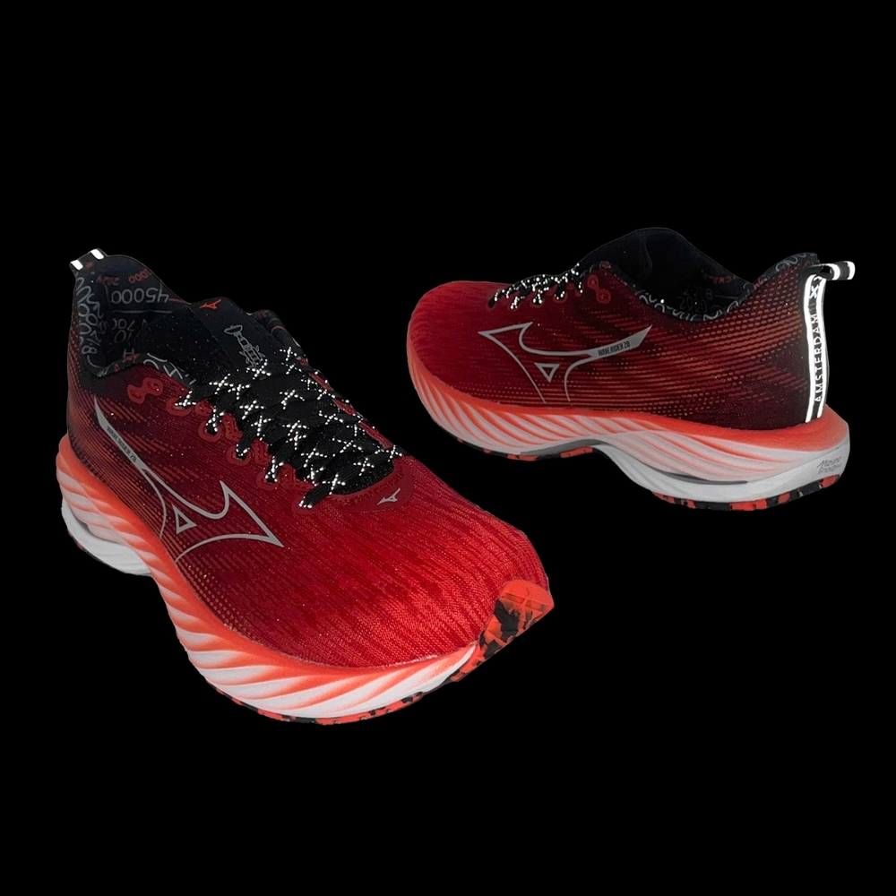 MIZUNO WAVE RIDER 28 SW 26.5cm レッド Mizuno 慢跑鞋Wave MIZUNO WAVE RIDER 28 SW 26.5cm レッド Mizuno 慢跑鞋Wave