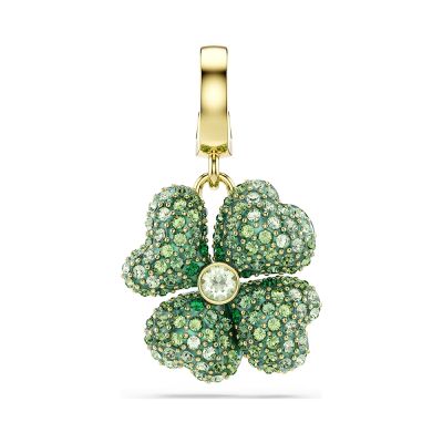 SWAROVSKI 施華洛世奇 Idyllia Charm 幸運草綠意水晶吊飾 618限定禮遇 送禮推薦 5743130