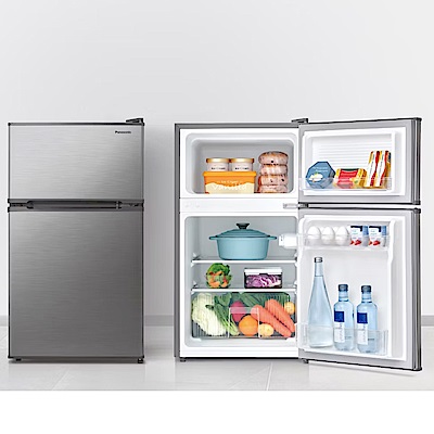 Panasonic國際牌  96公升1級能效雙門定頻冰箱 NR-B105T-S