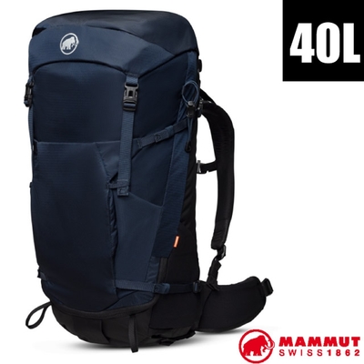 MAMMUT 長毛象 Lithium 40 女輕量登山健行攀登背包40L 海洋藍/黑
