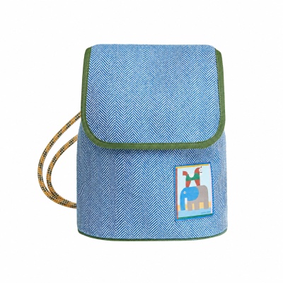 HERMES愛馬仕Animaux Nattes背包(兒童/雙肩包/帆布)