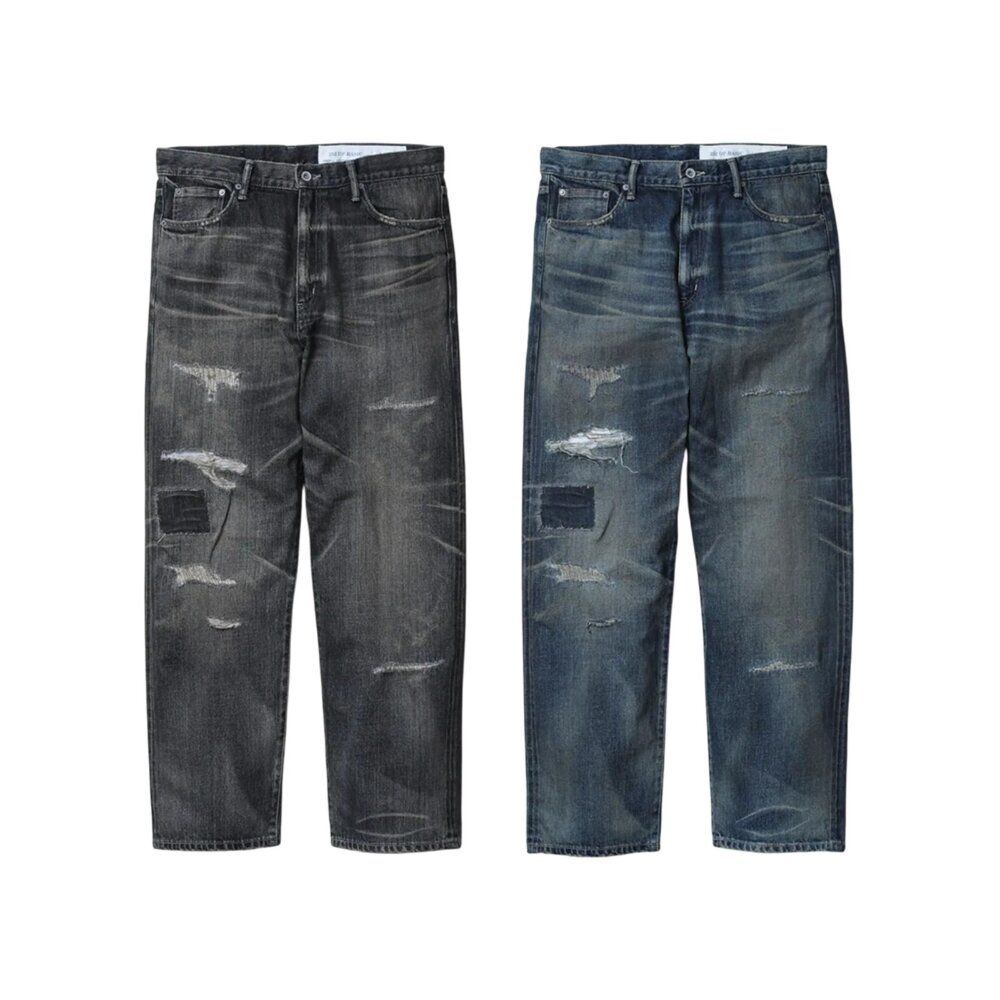 Neighborhood Savage Denim DP Basic Pants 黑/ 藍牛仔長褲252XBNH