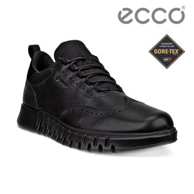 ECCO GRUUV STUDIO M 樂步都會皮革防水休閒正裝鞋 男鞋 黑色