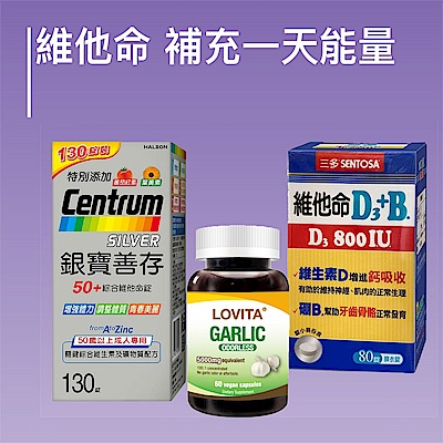 維他命 補充一天能量