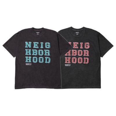 NEIGHBORHOOD NH TEE SS-16 黑紅/棕藍 短袖 252PCNH-ST16