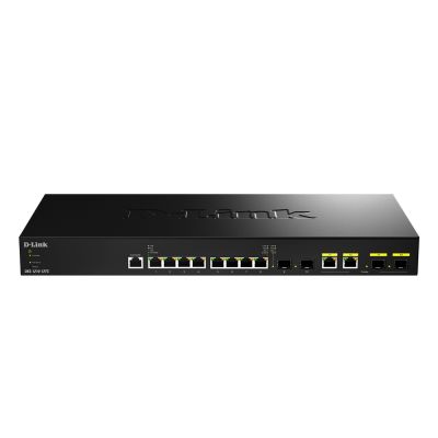 D-LINK 友訊DXS-1210-12TC 10G Multi-Giga L2智慧網管交換器昌運監視器