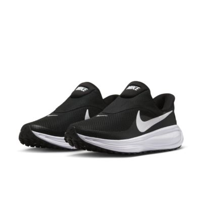 NIKE 慢跑鞋 女鞋 運動鞋 緩震 套腳式 W REVOLUTION 8 EASYON 黑 HQ2415-001