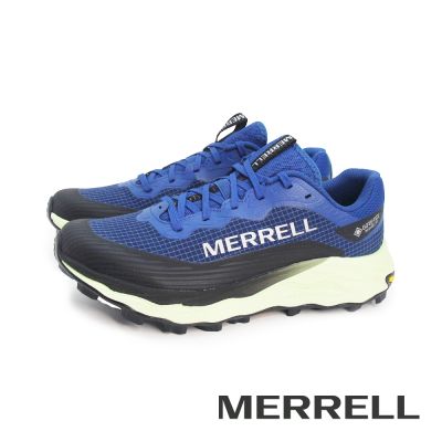 MERRELL(男)AGILITY PEAK 6 GTX 防水輕量戶外越野訓練鞋 男鞋-藍色