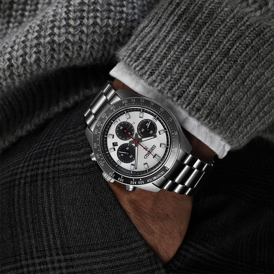 SEIKO 精工 Prospex SPEEDTIMER 熊貓錶2.0 太陽能計時手錶 開學換新季 送禮推薦 (SSC911P1/V192-0AH0N) SK045