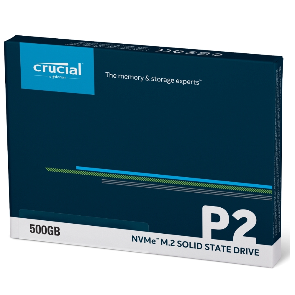 美光Micron Crucial P2 500G NVMe M.2 PCIe 2280 SSD 固態硬碟500GB