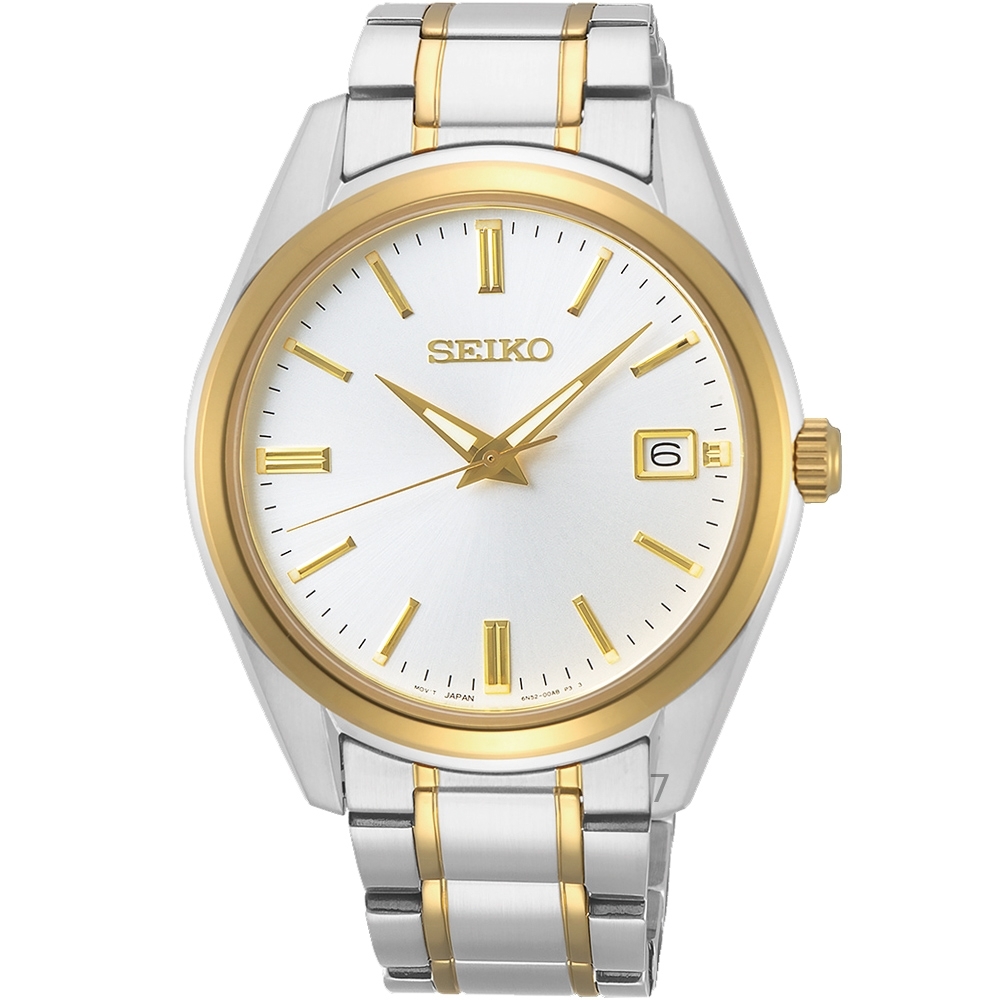 SEIKO 精工 簡約經典時尚石英錶-男錶(SUR312P1)40.2mm SK008 