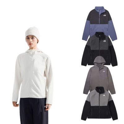 【The North Face 官方旗艦】保暖舒適｜男女款百搭立領抓絨外套(多款任選)
