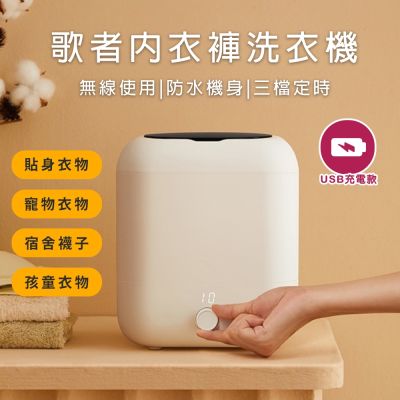 LY立元 升級款歌者迷你洗衣機 蔬果清洗兩用機(USB充電款)