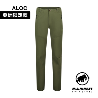 【Mammut 長毛象】Trekkers 3.0 Pants AF Men 健行防潑水長褲 深沼澤綠 男款 #1021-00800
