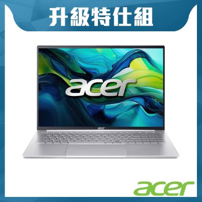 ACER 宏碁 Swift Lite SFL16-51M-59M6 16吋輕薄AI特仕筆電 銀(Ultra 5-125U/16GB/512G+2TB SSD/W11)
