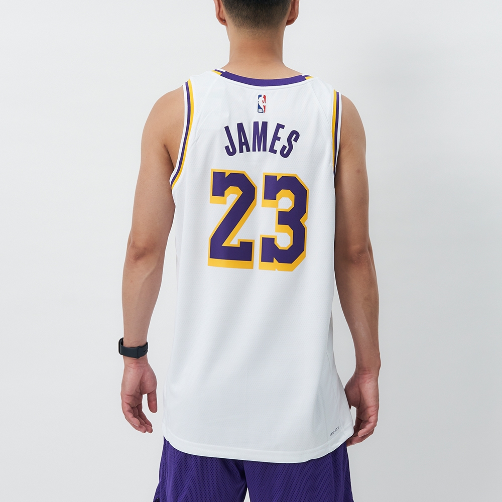 Nike LAL MNK DF SWGMN JSY ASC 22 男籃球背心洛杉磯湖人背心