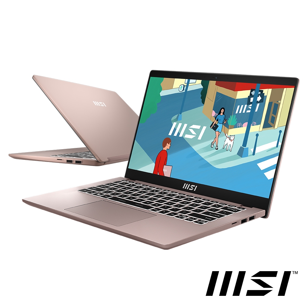 MSI微星Modern 14 C13M-887TW 14吋輕薄商用筆電(i7-1355U/16G/1T SSD