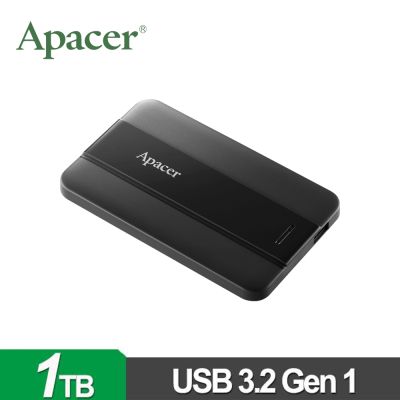 Apacer宇瞻 宇瞻 Apacer AC237 1TB (典雅黑) 2.5吋行動硬碟