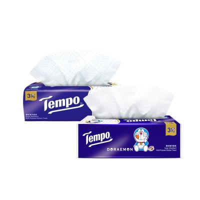 Tempo 極吸萬用3層抽取式廚房紙巾 (常規版/哆啦A夢限量版) 60抽x12包/箱