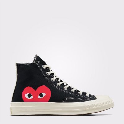 CONVERSE CHUCK 70 CDG HI BLACK/RED/EGRET 男女 休閒鞋 A08791C