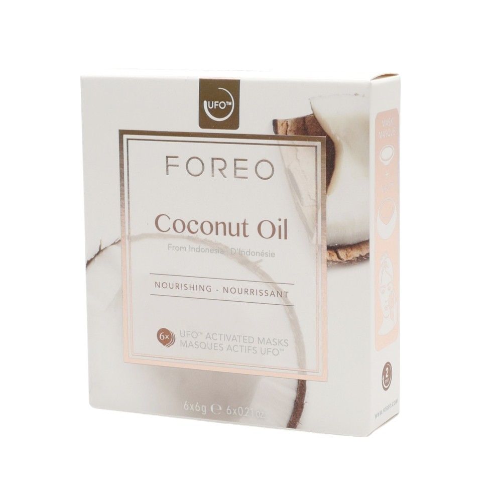 FOREO UFO 椰子油滋養活膚面膜 6片 (美國原廠公司貨)