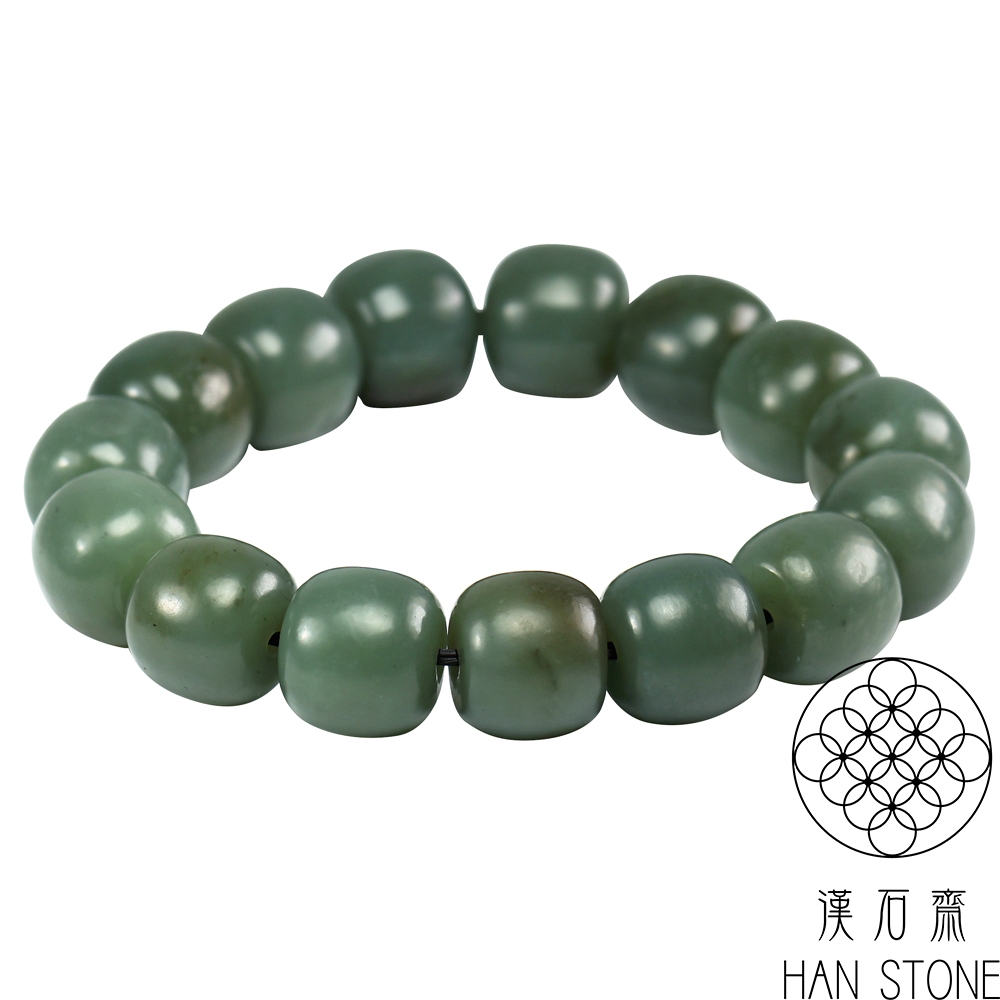 漢石齋】天然和田玉手珠手串青玉(13.5-14mm/15pcs) | 漢石齋| Yahoo