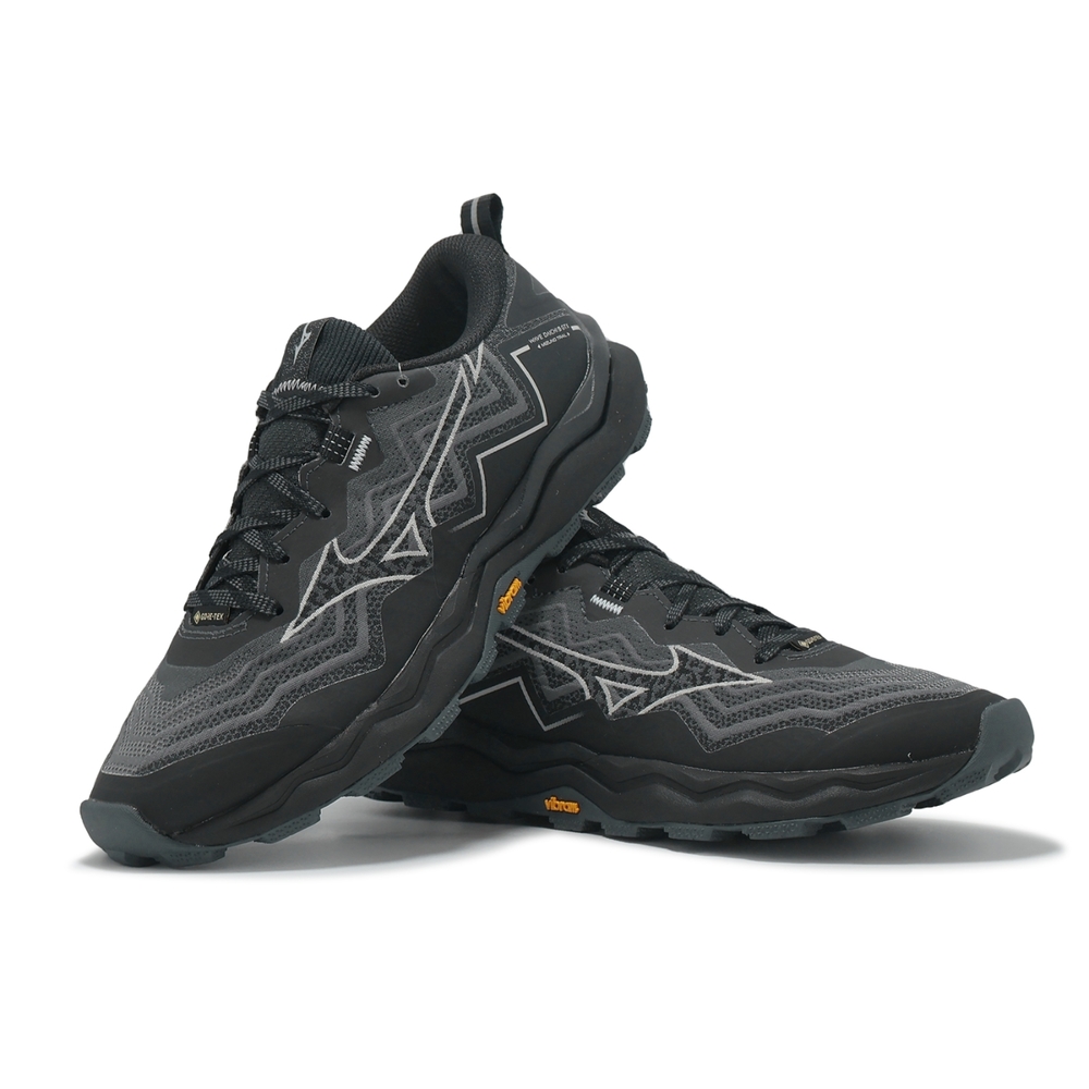 TOKIO台湾版 MIZUNO 美津濃越野跑鞋Wave Daichi 9 GTX 女鞋藍紅防水緩衝黃金大底