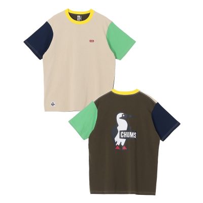 CHUMS Booby Logo T-Shirt 男 短袖上衣 Green Crazy CH012737C086