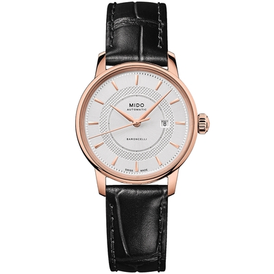 MIDO 美度 官方授權 Baroncelli 永恆系列機械女錶 開學換新季 送禮推薦-30mm M0372073603101