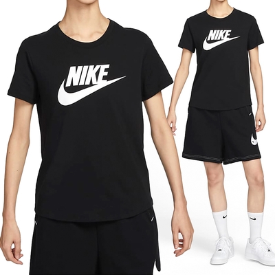 Nike AS W NSW TEE ESSNTL ICN FTRA 女 黑 印花 休閒 運動 短袖 DX7907-010