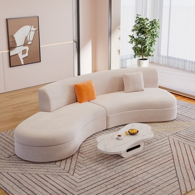 obis歐必斯國際家居 香蕉沙發-三人座240CM