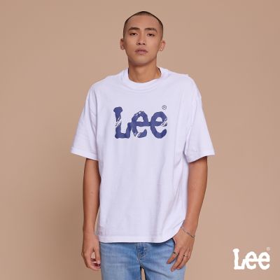Lee 男款 OVERSIZED 街頭風印花短袖圓領TEE 白色 LB602042K14