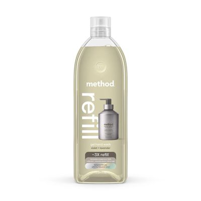 Method美則 金緻洗手乳補充瓶-霧銀灰(紫羅蘭&薰衣草)1000ml