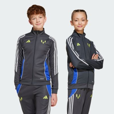 【adidas 愛迪達】 MESSI 運動外套 吸濕排汗 童裝 JI5454