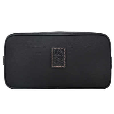 LONGCHAMP BOXFORD系列帆布盥洗包(黑)