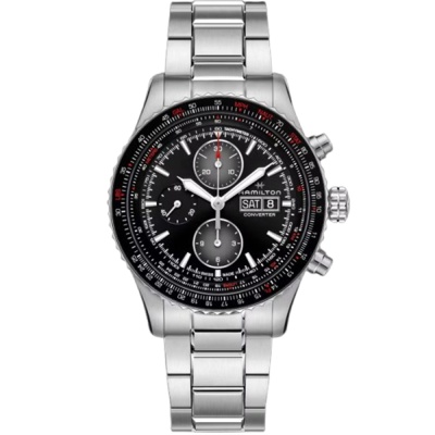 Hamilton 漢米爾頓 Khaki 航空飛行機械計時機械錶(H76726130)44mm