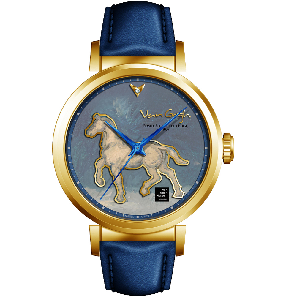 梵谷Van Gogh Swiss Watch梵谷經典名畫女錶(I-GLLH-07)-標誌馬| 其他