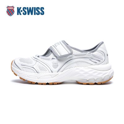 K-SWISS 經典運動鞋 KONEJO MJ V2 休閒 女鞋 白灰银色 94964-106-M