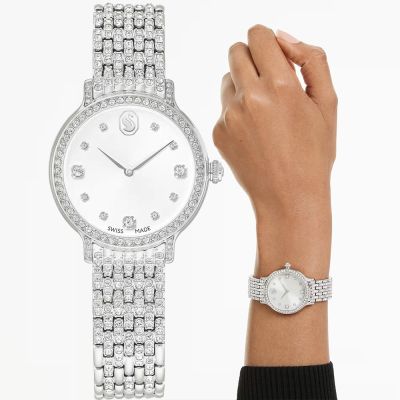 SWAROVSKI 施華洛世奇 Imber 輕奢時尚水晶手錶 女錶 寵愛媽媽 送禮推薦-31mm 5741229