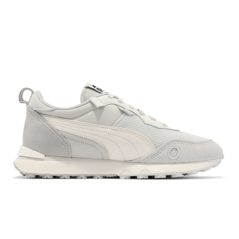 Puma 休閒鞋Rider FV Block 男鞋女鞋杏色灰麂皮透氣經典支撐