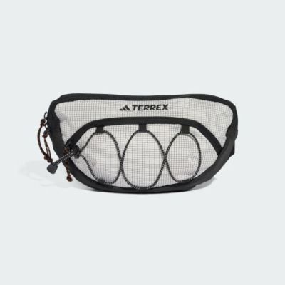 ADIDAS 愛迪達 阿迪達斯 男 女 側背包-白色系-TRX MT WAIST PK-JD3433